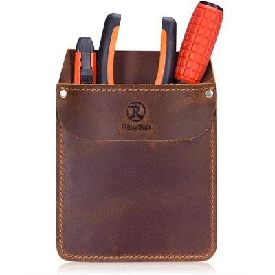 China Business Pocket Leather Organizer, Pocket Slip, Pocket Knife Pouch, EDC Carrier, with Pen Loop, Daily Carry Organizers for sale