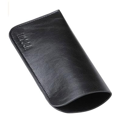 China Business Leather-tone, slip in, slim soft-case, glass eye case for sale