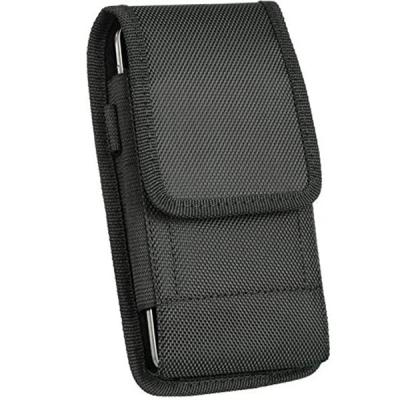 China Business Belt Clip Case Belt Pouch Oxford Canvas Vertical/Horizontal Case With Steel Belt Clip Holster for sale