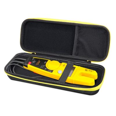 China Shell Fabric Eva Tool Waterproof Custom Hard Case EVA Hard Meter Case Hard Shell Case Bag for Fluke T5-1000 Meter Voltage Electrical Continuity and Current Tester Case for sale