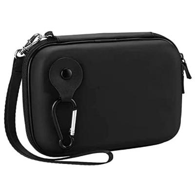 China Durable Lightweight Earphone Carrying Case EVA Headphone Storage Bag Small Hard Zipper Pouch Compatible With MP3 Earbuds for sale