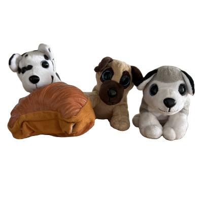 China Double Side Double Side TPR Plush Puppy Interesting Reversible Toy Soft Cute Bread Reversible Bread Puppy Toy Best Gift For Kids for sale