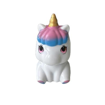 China Hot Selling Eco-friendly ABS Material Unicorn Display /decoration Stretchable Toy For Kids for sale