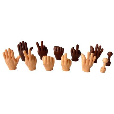 China Gesture Shape Finger Toy Low Price TPR Mini Hand Finger Toys Wholesale Funny Gesture Shape Finger Toys Best Interesting Gifts For Kids/Adults for sale