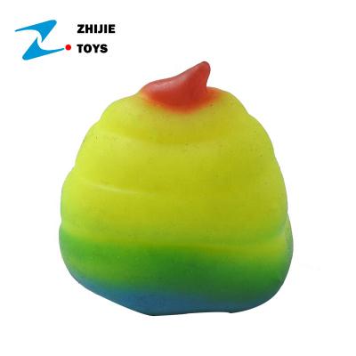 China Splat Moldable Sticky Poo Toy Pressure Release Funny Sticky Toy For Kids/Adults Popular Squeeze Compression TPR for sale