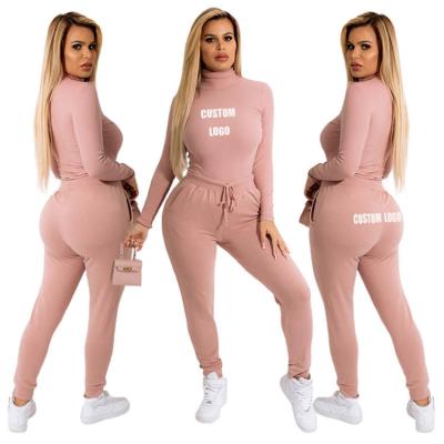 China Women Warm Casual Breathable Ladies Winter Jumper Sweater Outfits Pullover Sweatshirt Knitted Dress Pants Two Piece Set for sale