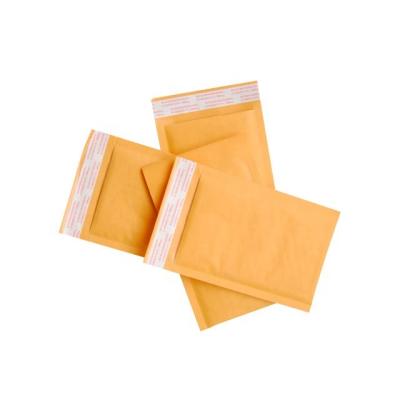 China Adhesive Seal Ready To Ship Yellow 4x7 Bubble Mailer Kraft Paper Bubble Mailer Padded Mini Padded Mailer Envelopes For Boxes for sale