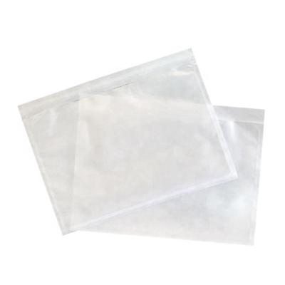 China Delivery Package Transparency Waterproof Packing List Waterproof Envelope A6 Document Envelope Wallet Folder Plastic Shipping Label Envelopes for sale