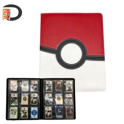 China Waterproof Pokemon Game Card Folder with Elastic 360 Pockets Photo Album Custom Game Card Binder for sale