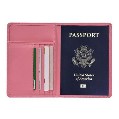 China Passport Excellence PU Passport Holder Passport Cover Case Travel Leather Wallet With Card Holder for sale