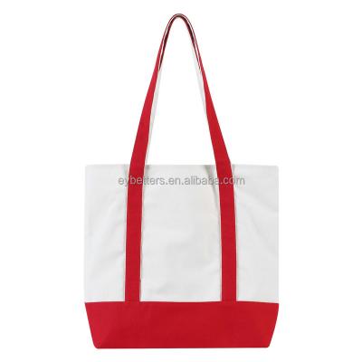 China 8oz Handled Cheap Customized Logo Tote Shopping Bag Canvas Bag Cotton Bag With Custom Printed Logo for sale