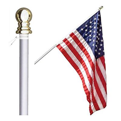 China Health Care Institute Professional 6Ft Corporate Flagpoles Flag Shows Folding Flagpole For Businesses for sale