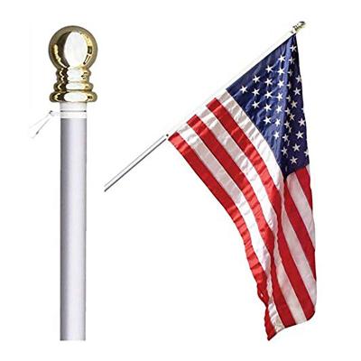 China Health Care Institute 6ft Flagpole Aluminum Perfect Size Heavy Duty Flag Pole For Flag Displays for sale