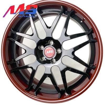 China ALLOY 20 Inch 2 Pcs High Quality Cherry Red Forged Wheels Rims 5 Holes for sale