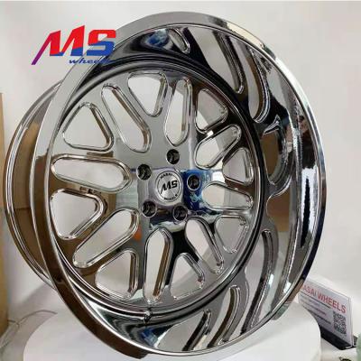 China ALLOY 20x10 20x12 20x14 22x10 22x12 22x14 24x10 24x12 24x14 H Monoblock style forged sport wheels rims chrome wheel for sale