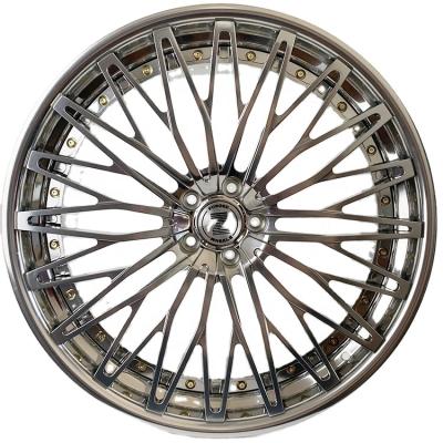 China High Quality 2 Piece 5 Holes ALLOY 20-22 Inch Chrome Forged Wheels Rims for sale