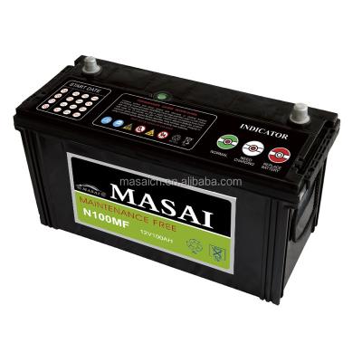 中国 bateria 12v 100ah 405x173x230 automobile battery 販売のため