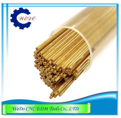 China 0.6x400mmL Double Hole EDM Brass Tube / Eletrode Pipe For EDM Drilling Machine for sale