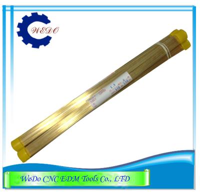 China 1.0x400mmL Double Channel EDM Eletrode Pipe/ Brass Tube For EDM Drilling Machine for sale