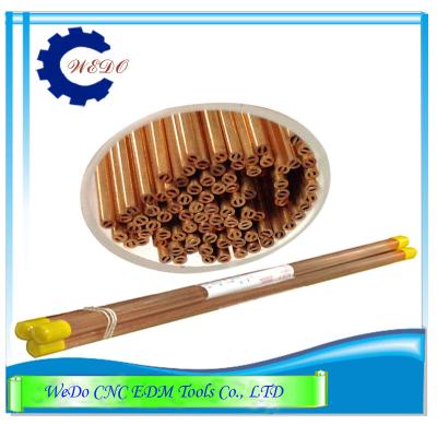 China 0.8x400mmL Double Holes EDM Copper Electrode Tube / Pipe For EDM Drill Machine for sale