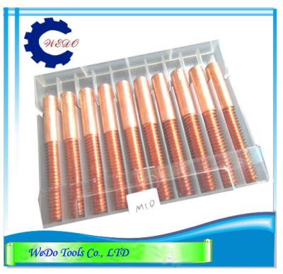 China M10x1.5 EDM Copper Electrode Tapper Thread Tapping For EDM Spark Machine 80mmL for sale