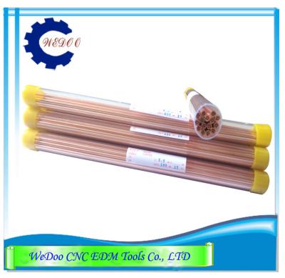 China Multi Hole EDM Electrode Copper Tube EDM Drill Parts EDM Brass Pipe 5.0x400mmL for sale