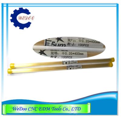 China High Precision EDM Brass Tube Electrode Pipe 0.35x400mm For EDM Drilling Machine for sale