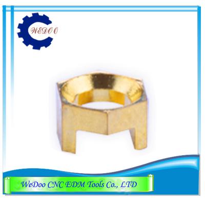 China Robofil Charmilles 130003263,135014381 Nut EDM Brass Sleeved Hexagonal Wafer for sale