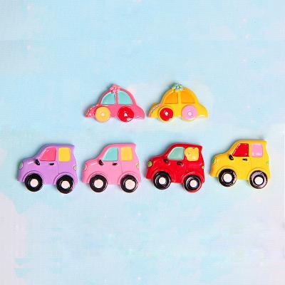 China Yiwu global insheen new design car cartoon flatback resin handmade cabochon children diy craft accessories decoration for sale