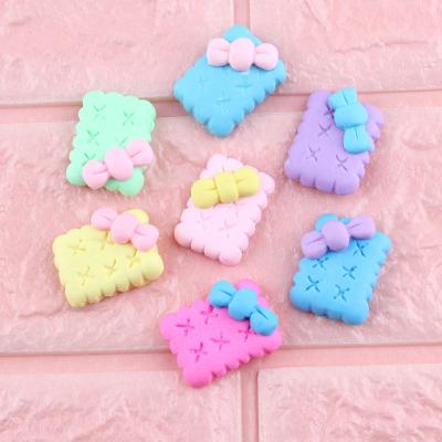 China Beautiful Arc Europe Biscuit Flatback Design Polymer Clay Simulation Miniature Food Craft Diy Decoration for sale