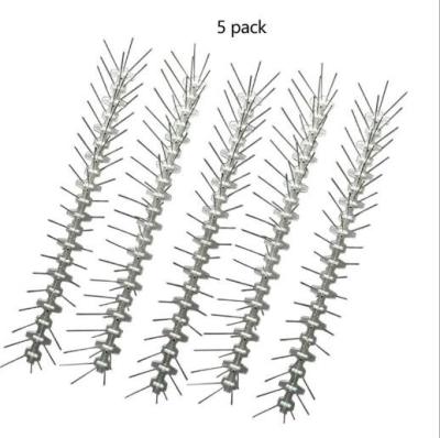 China Disposable Stainless Steel Bird Spikes Kit and 5 Sticks with 3 Thorns 50CM for sale