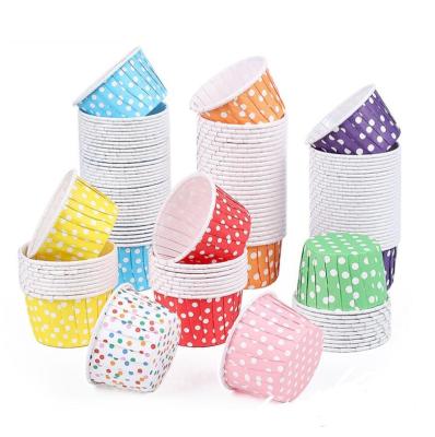 China Disposable Natural Odorless Standard Leakproof Paper Muffin Liners Cupcake Baking Cups for sale