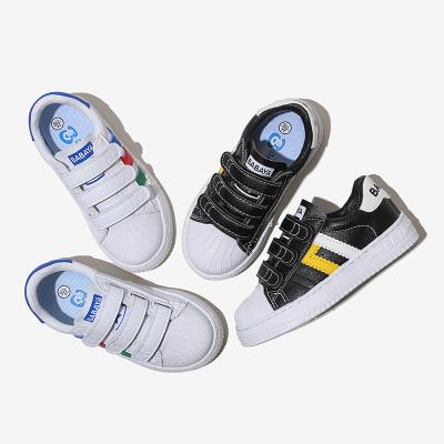 China 21171 HUANQIU Babaya Fashion Wholesale Flat Children Baby Kids Anti-slippery Sports Shoes for sale