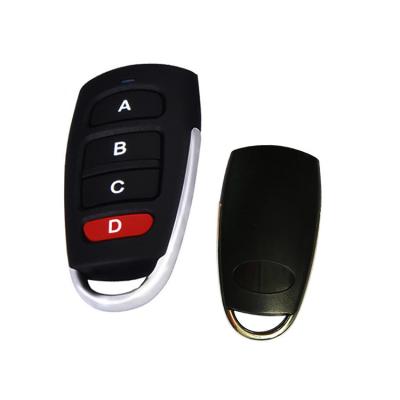 China Home automation 433mhz 4 button garage face to face cloning wireless remote control electric gate for sale