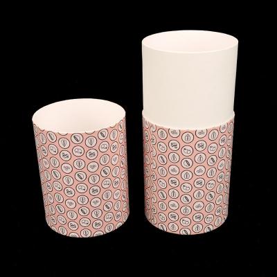 China Tube Craft Recyclable Waterproof Paper Air Freshener Can Lift Wide Diameter Paper Tube Twist Dropper Bottle Paper Tube for sale