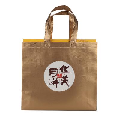 China Custom Non Woven Handled Shopping Bags Non Woven Bag With Printing Logo for sale