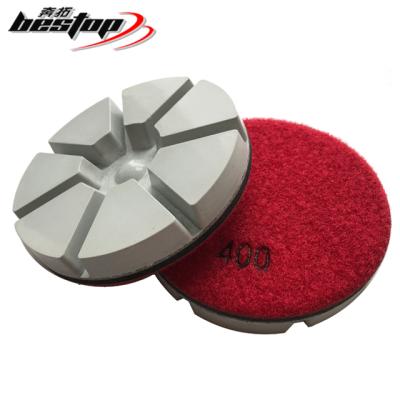 China High Quality Premium Concrete Flooring 3 Inch Resin Diamond Polishing Pad for sale