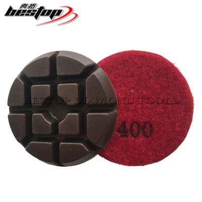 China High Performance 3 Inch Hurricane Copper Bond Diamond Floor Polishing Pad for sale