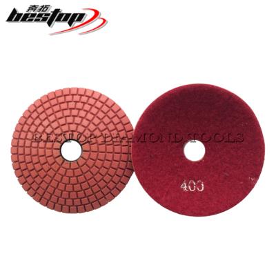 China D100mm Stone Polishing Bowl Shape Diamond Polishing Pads For Stone Countertop for sale