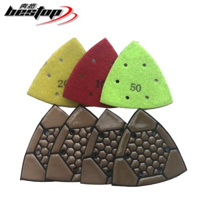 China Marble and Granite Stone Polishing Diamond Abrasive Polishing Pad for sale