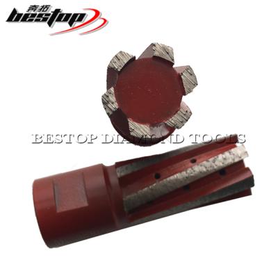 China CNC Machinery and Arm Machinery Diamond Cnc Finger Bit M14 Radial Thread for Granite Marble Grinding for sale