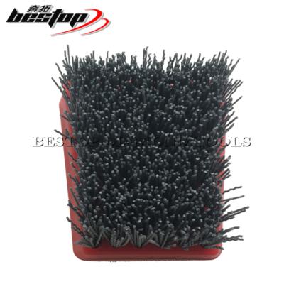 China High Performance Frankfurt L105mm Silicon Carbide Horseshoe Wire Brush for sale