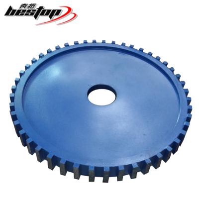 China High Performance D350x40T Metal Body Diamond Calibrating Wheel For Granite And Marble Stone for sale