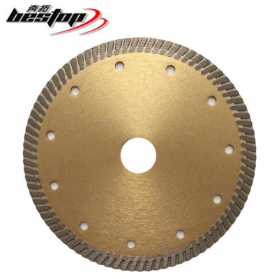 China . High Speed ​​Smooth Straight Edge 6 Inch Turbo Sintered Segmented Diamond Saw Blade For Granite Marble Concrete for sale