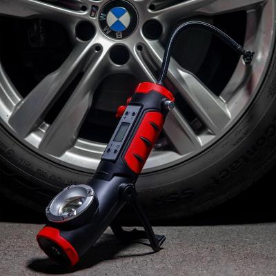 China Emergency Hammer/Air Compressor/Warning Light/Portable Multifunctional Rechargeable Electric Compressor Work Light/12V Power Bank for Tire with 7 Kinds Emergency Tools and 5 Kinds Light for sale