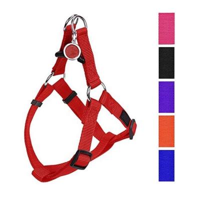 China Outdoor Walking DETACHED Adjustable Dog Harness with ID Tag for sale