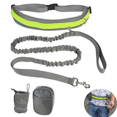 China Pre-DETACHED Adjustable Elastic Free Walking Dog Hand Restraint Belt Working Pulsating Leash for sale