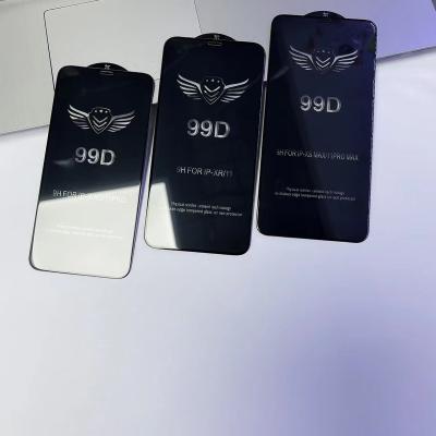 China Touch Updated Software Zero Scratch 99D High End Mark Cut Out Big Arc Cell Phone Glass Film For iphone 13 for sale