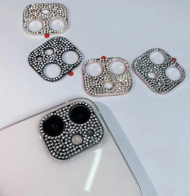 China Titanium alloy + diamond plating does not fade titanium alloy + fashion trend new style diamond plating does not fade mobile phone camera protection frame for sale