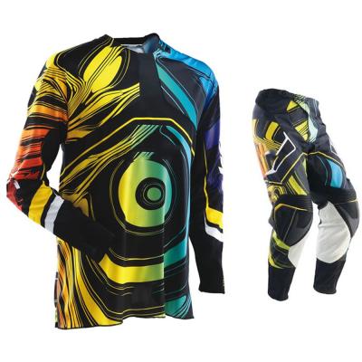 China Factory Hot Selling High Quality Long Sleeve Motocross Tank Top And Pants Breathable for sale